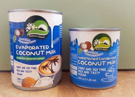 Revisión de la leche de coco evaporada y condensada Nature's Charm