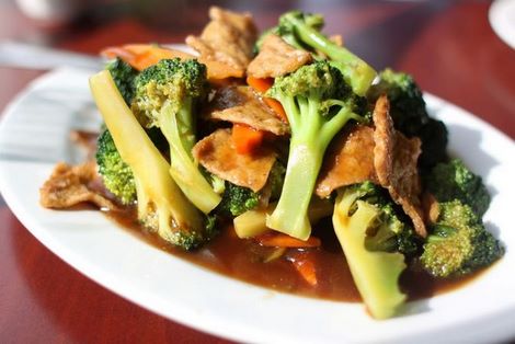 Receta de salteado de vegetales y seitán chino vegano