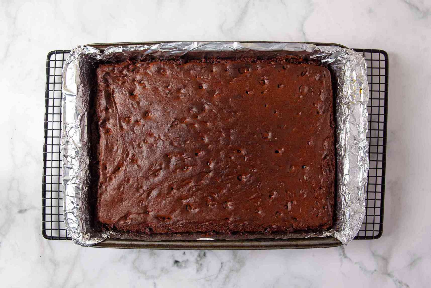 Brownies de mezcla para pastel