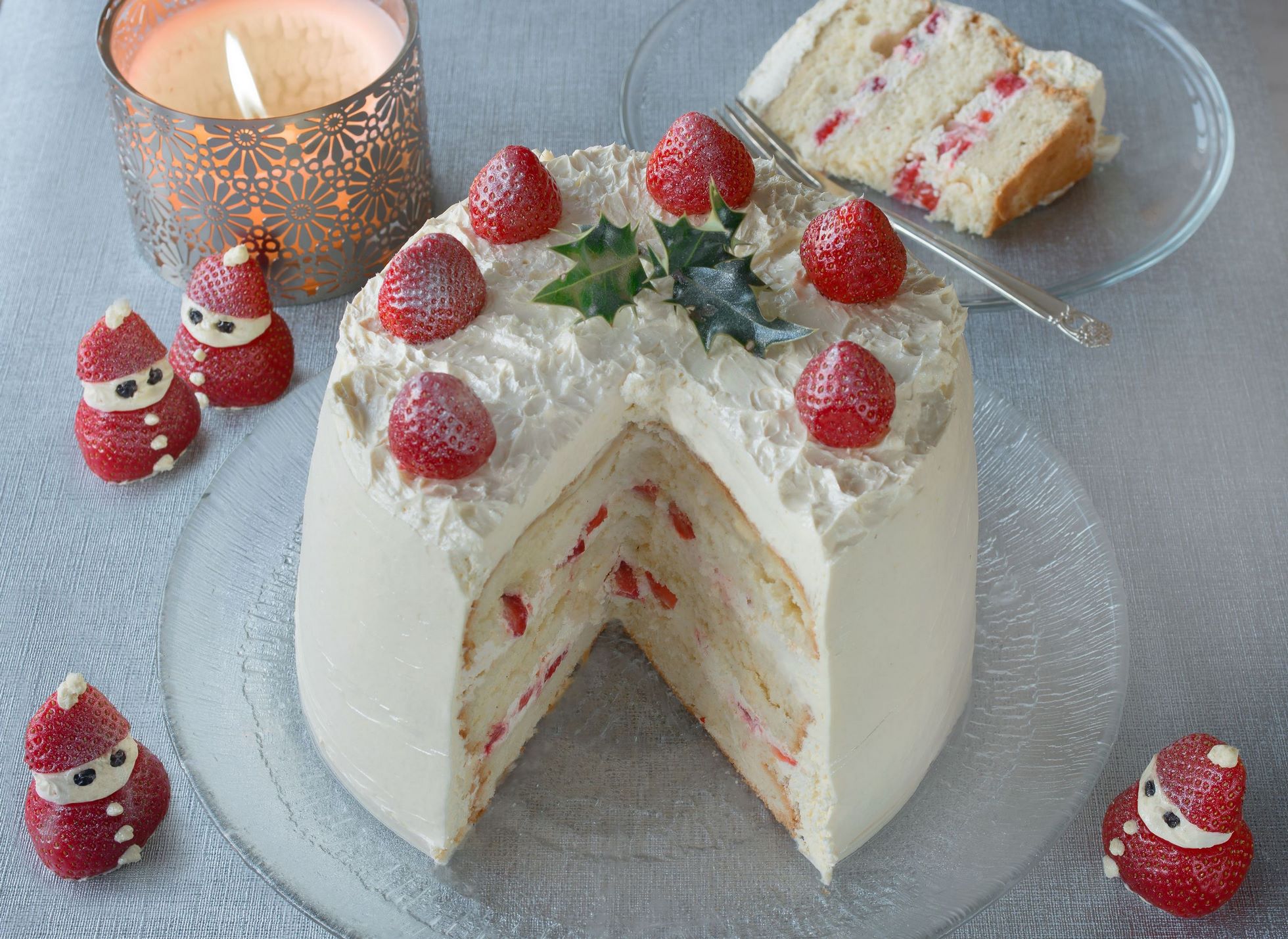 12 magníficas ideas de decoración de pasteles de Navidad
